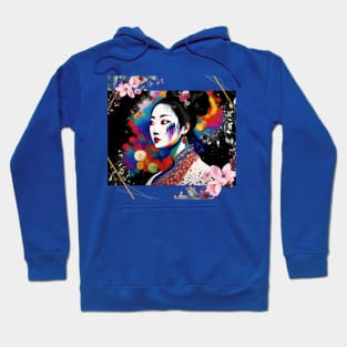 Before you speak, Is it true, is it kind, is it necessary? Asian Geisha Girl Hoodie